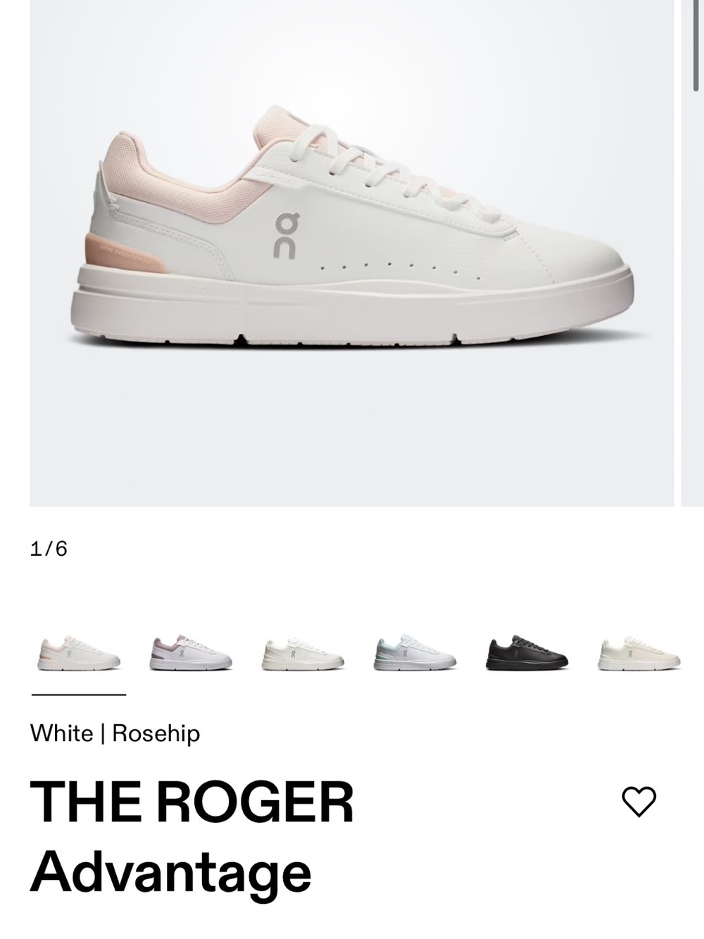 On Cloud Womens The Roger Tennis Shoe
